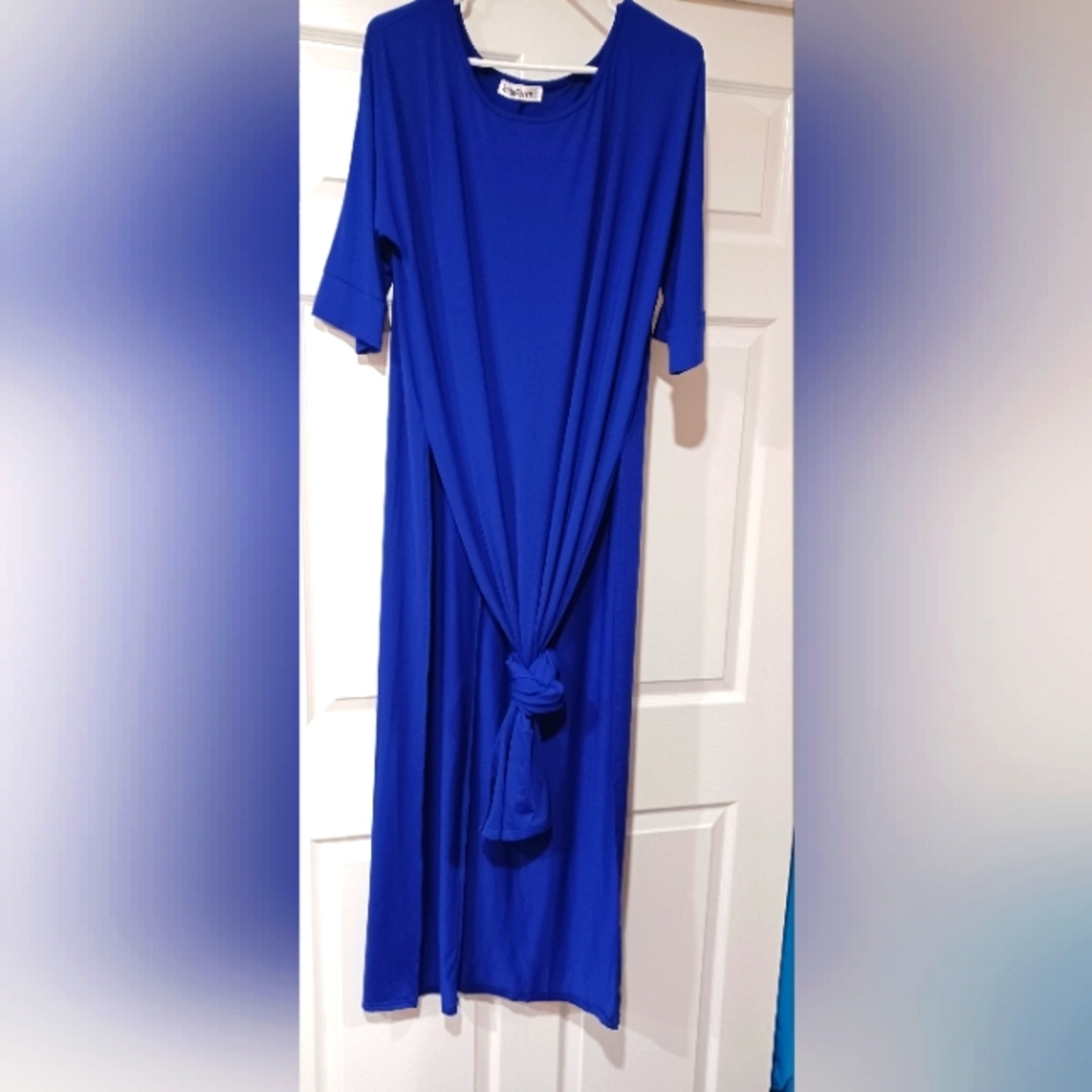 Womens long slit blouse